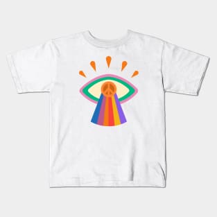 hippie peace Kids T-Shirt